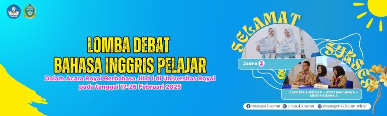 Juara Kegiatan Lomba Debat Bahasa Inggris Pelajar
